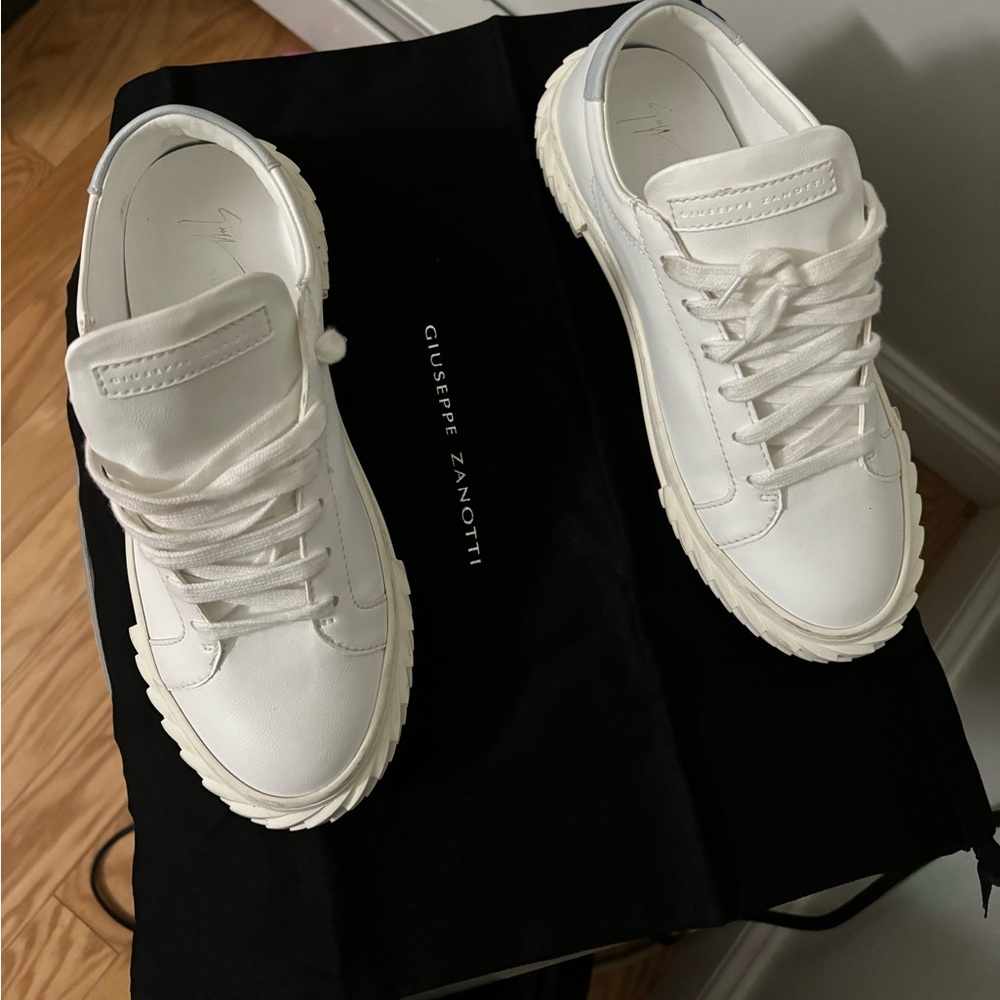 White Giuseppe Zanotti Sneakers 9.5